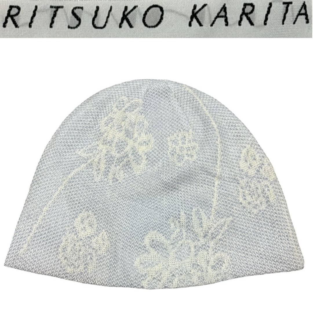 美品 RITSUKOKARITA rich Flower lame beanie