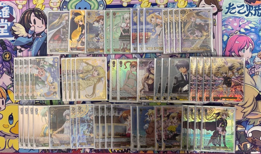 ヴァイス リリカル なのは　フルホイル　デッキ　サプライ付き　最終値下げ！