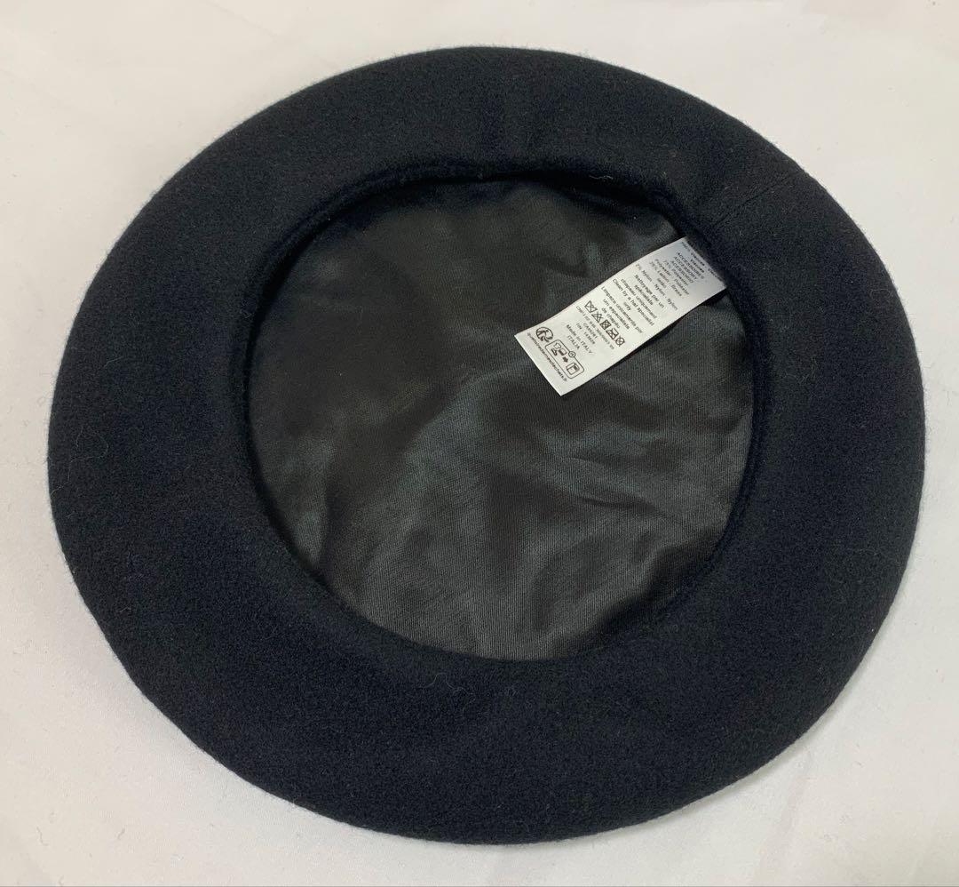 極美品✨ Christian Dior ベレー帽 パール付き ディオール 黒