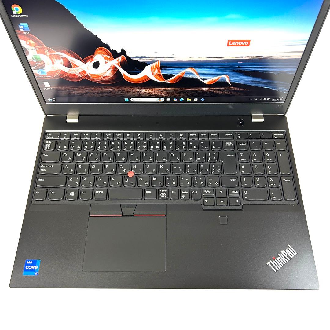美品 レノボ ThinkPad L15 Gen2 i7 512GB 16GB