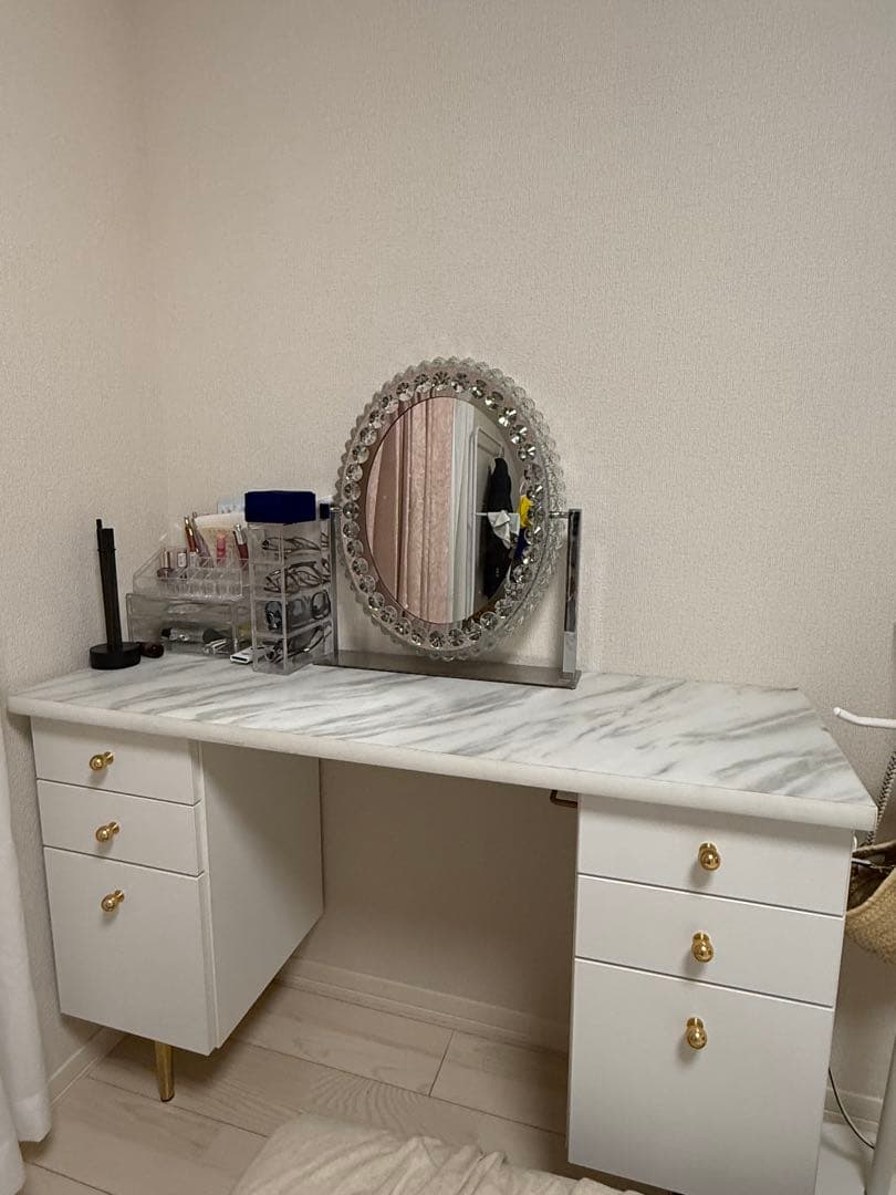 極美品　 フランフラン　エルドラド　コスメデスク 化粧代