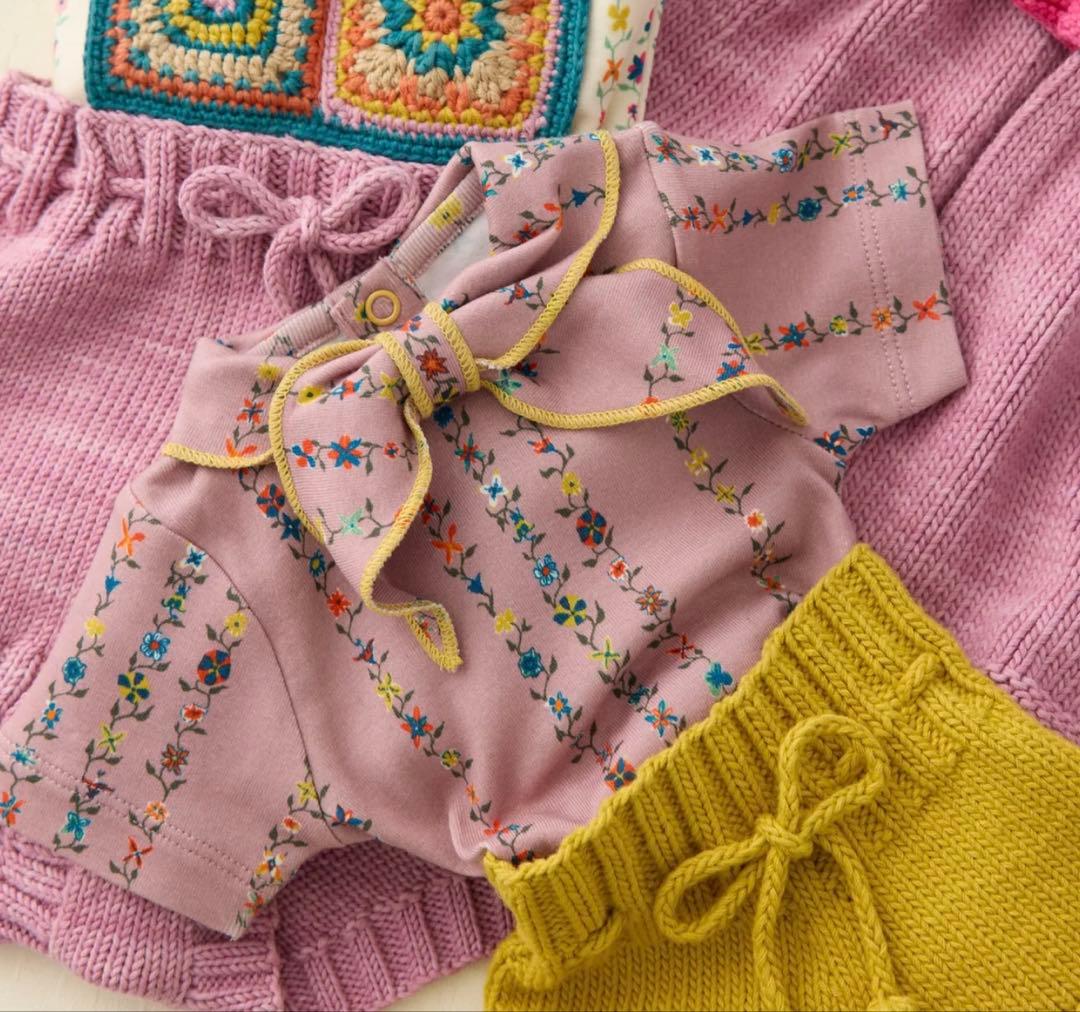 Misha & Puff フラワープリント　ロンパース