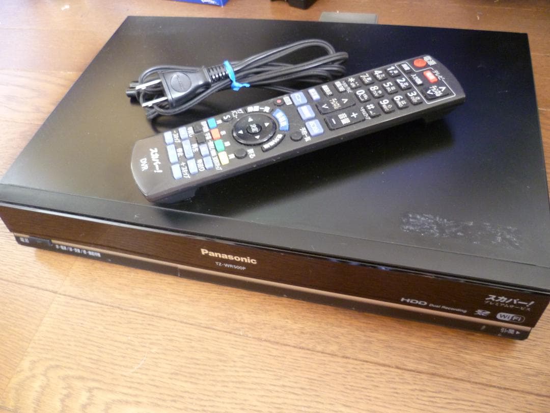Panasonic スカパーチューナーTZ-WR500P（設定済）サテラ2同等