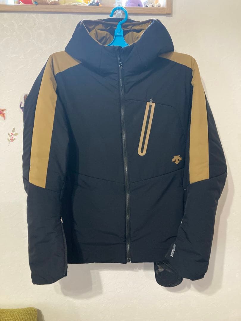 【おう】DESCENTE DERMIZAX スキーウェア 黒/茶色