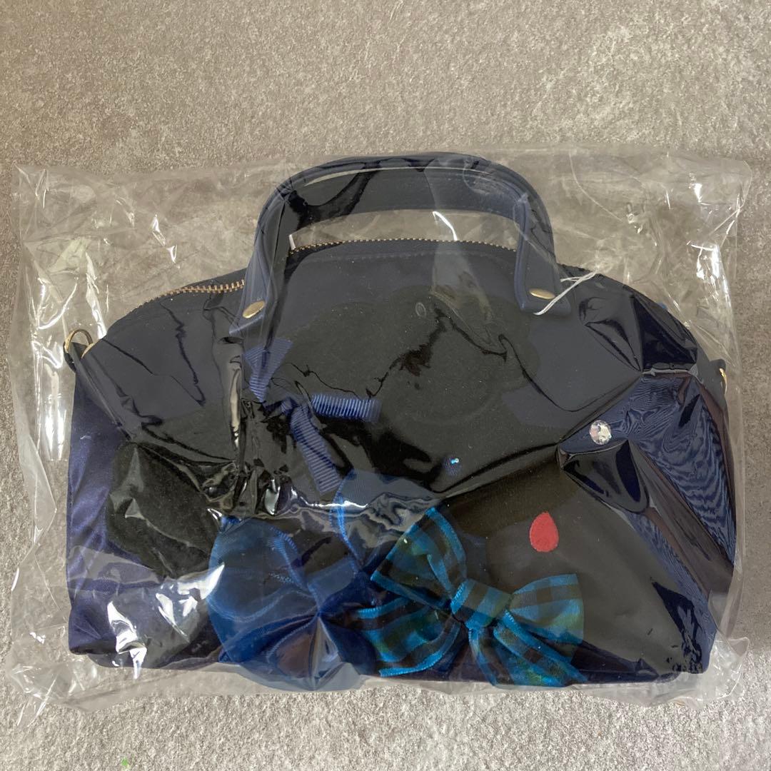 新品⭐︎ファミリア　Bibiy コラボミニバッグ　ネイビー　familiar