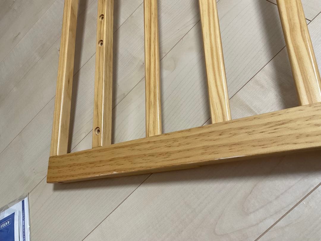 【カトージ】ハイシートベビーベッド（ナチュラル）