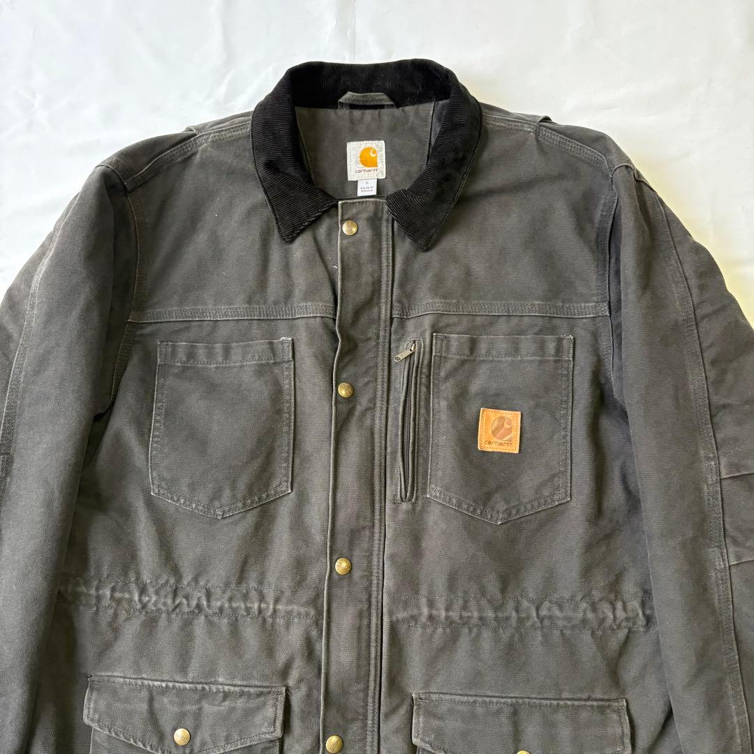 CARHARTT カーハート ランチャーコート ダックジャケット ブラック L