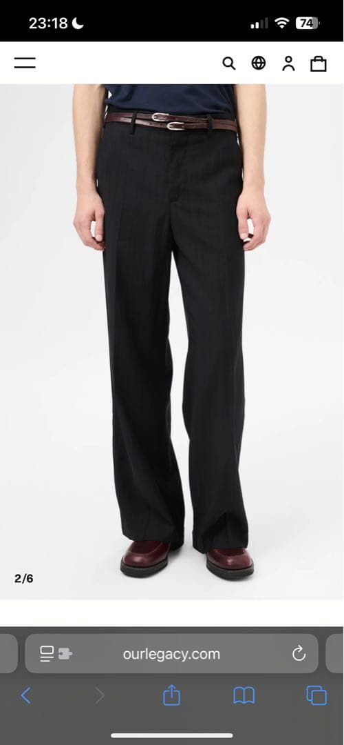 パンツ Our legacy SAILOR TROUSER 46