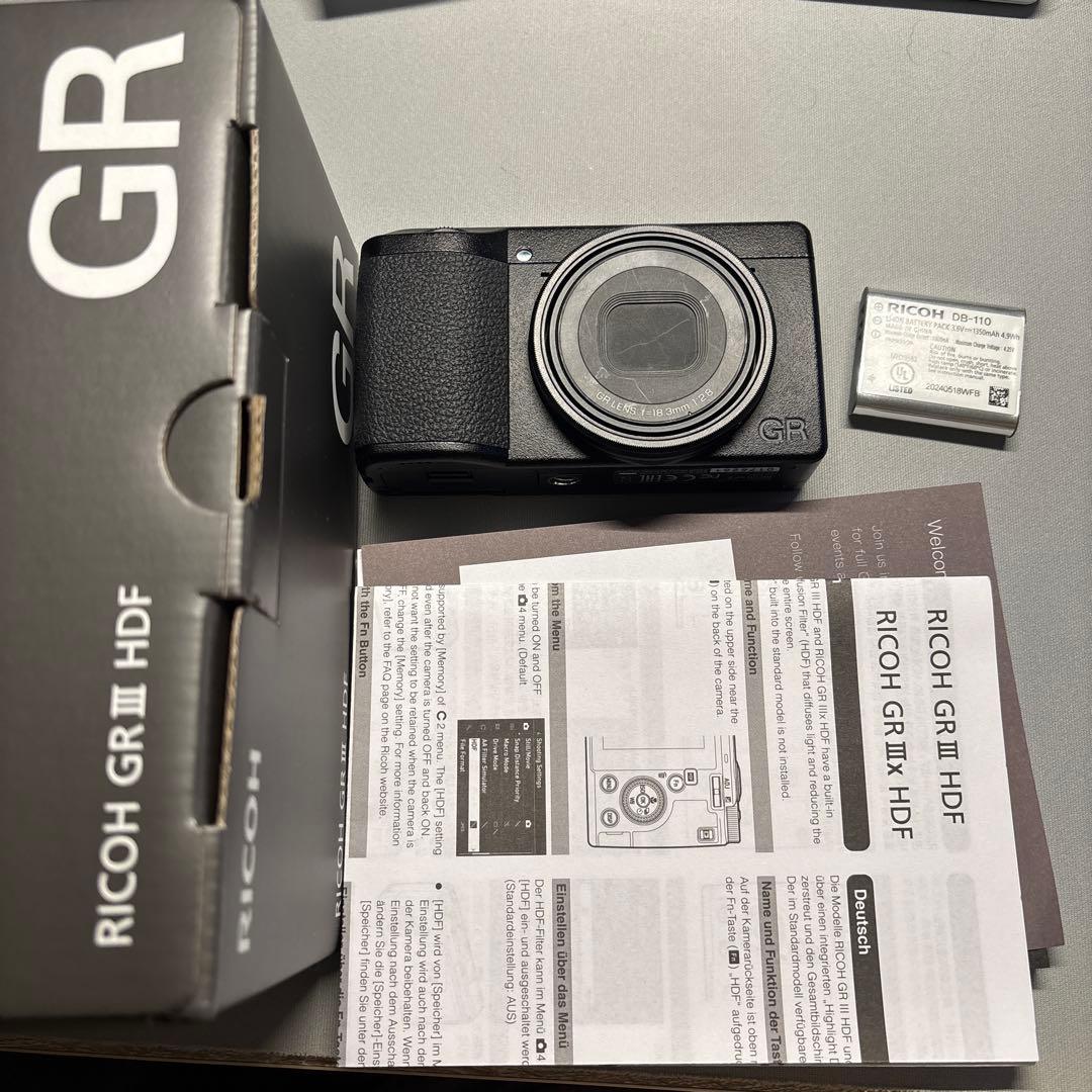 修理歴有　RICHO GR3 hdf