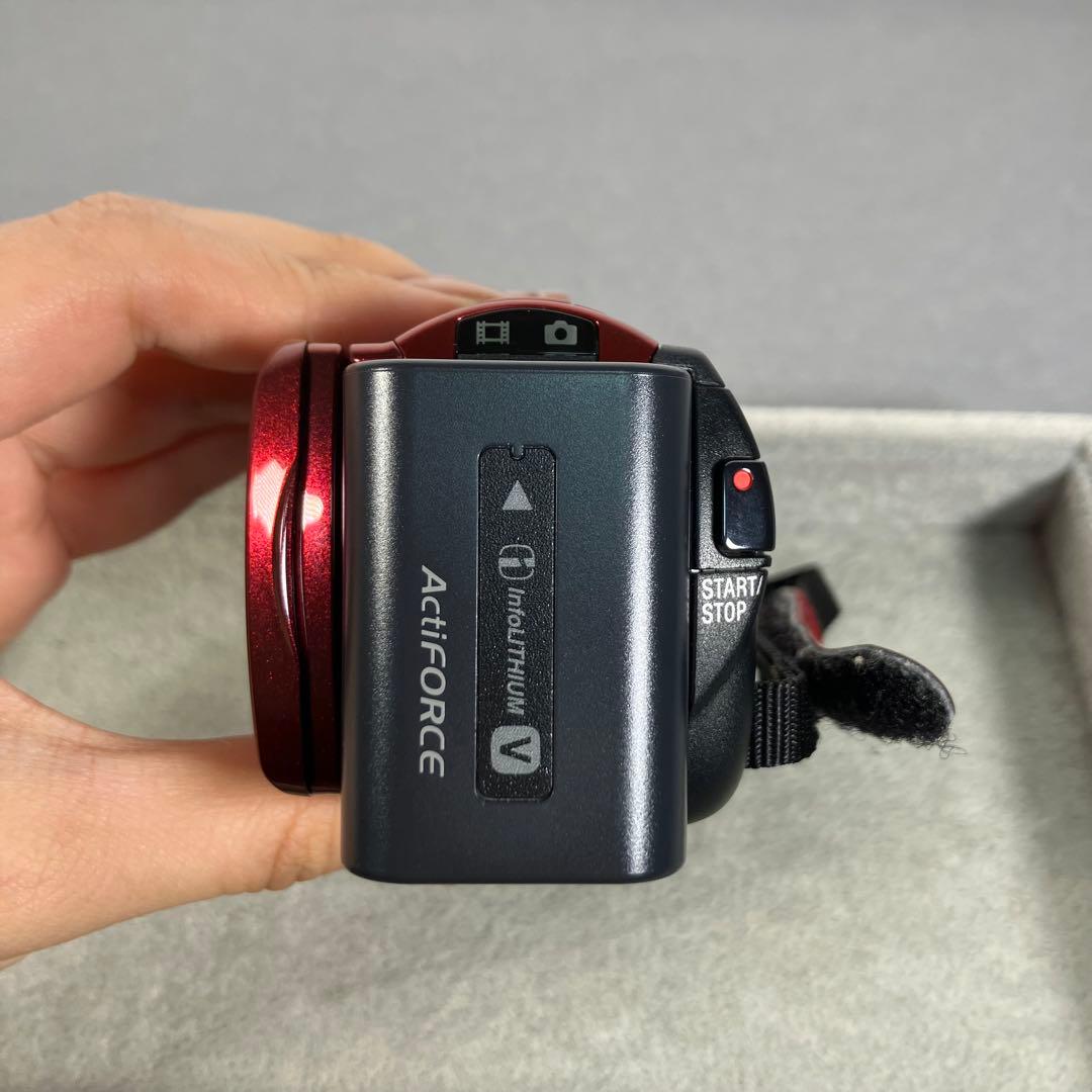 【箱付】SONY ビデオカメラ ハンディカム HDR-CX170 レッド