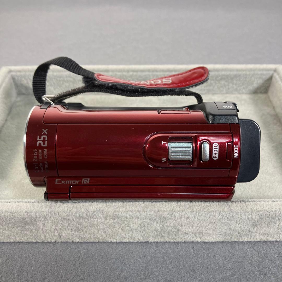 【箱付】SONY ビデオカメラ ハンディカム HDR-CX170 レッド