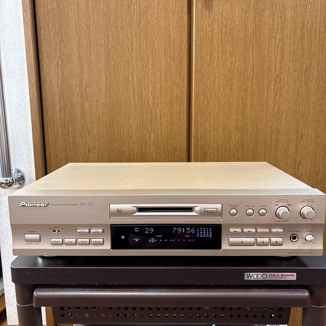 p*4様 Pioneer MJ-D5MDデッキ シルバー