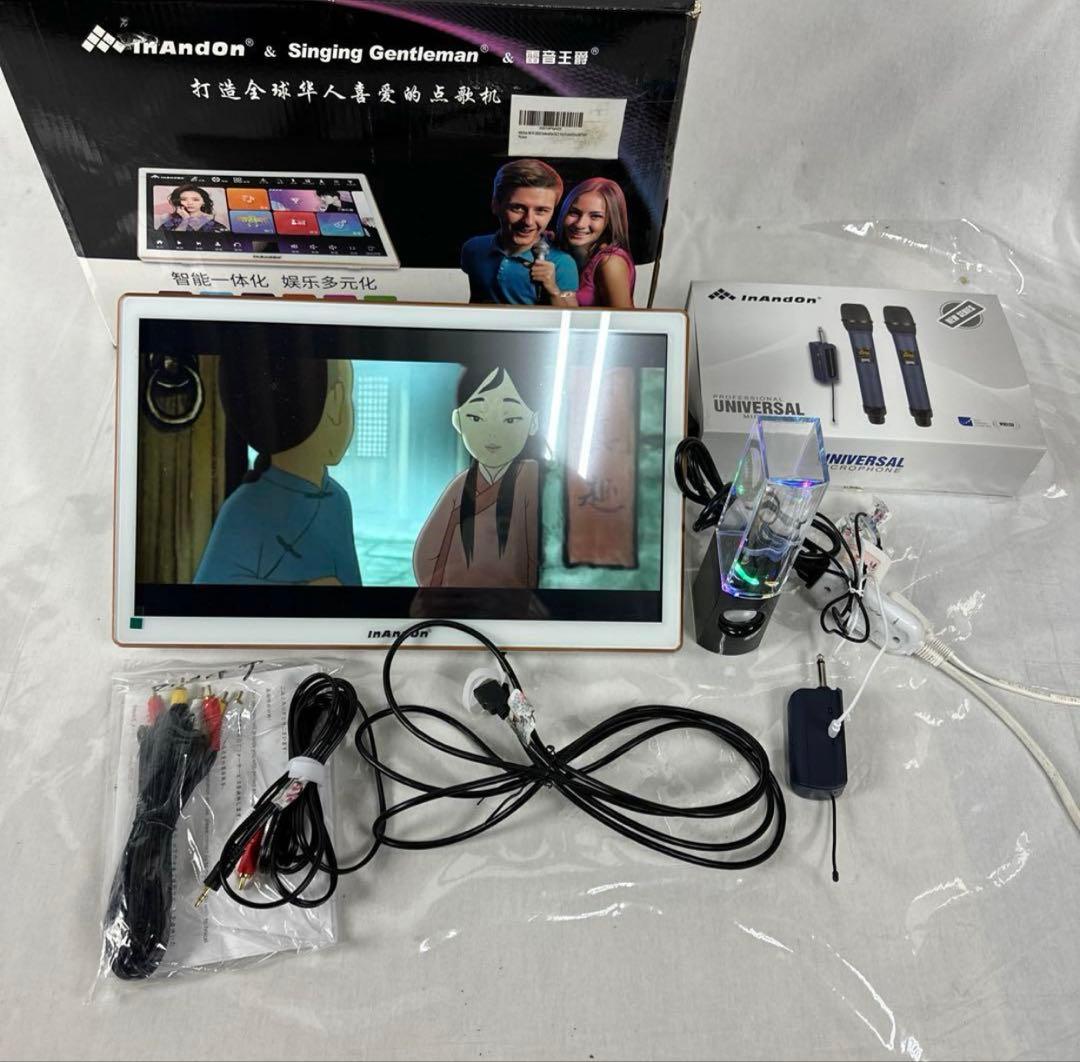 ○inAndon カラオケプレーヤー KV-V3MAX マイクセット