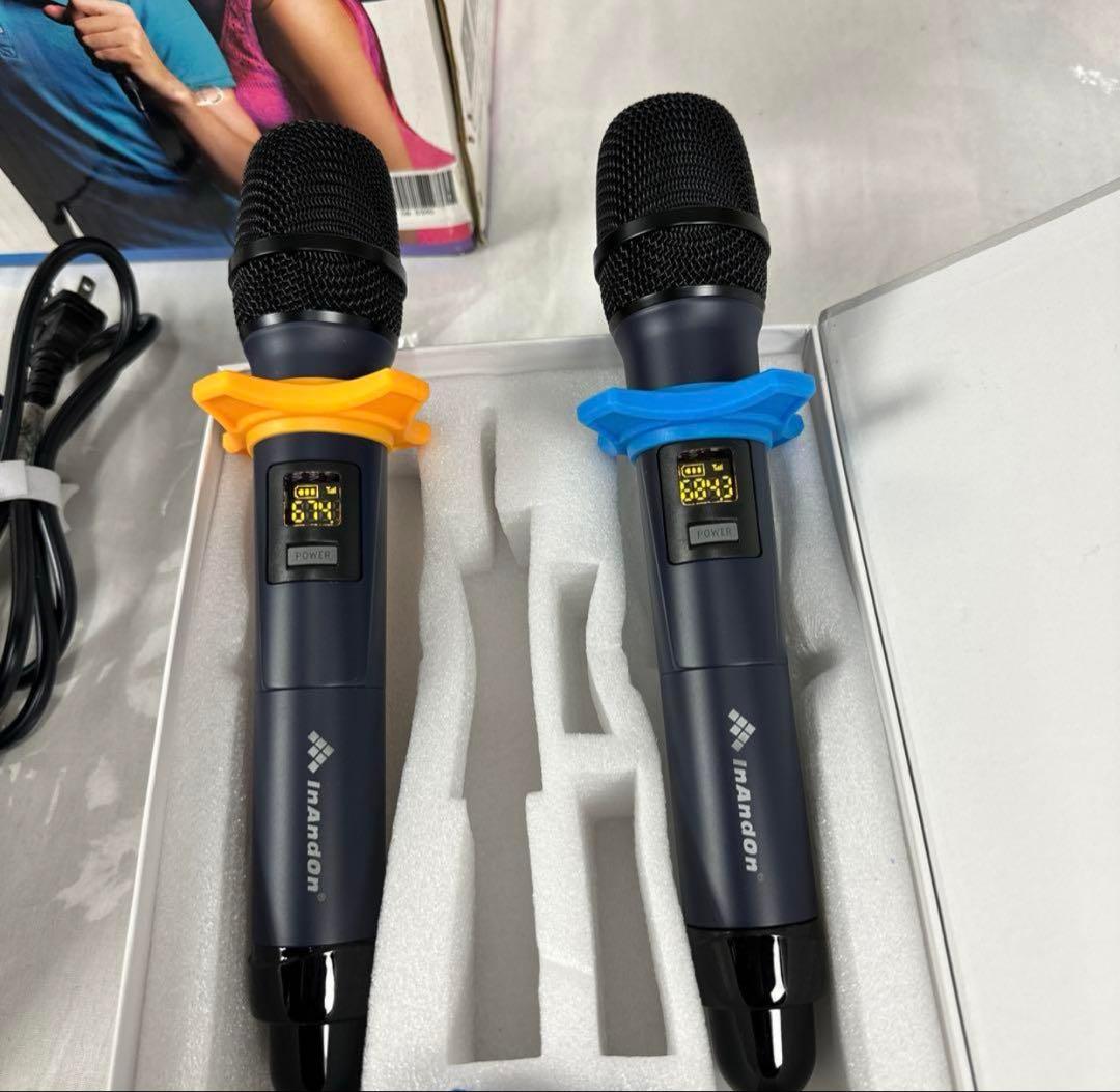 ○inAndon カラオケプレーヤー KV-V3MAX マイクセット
