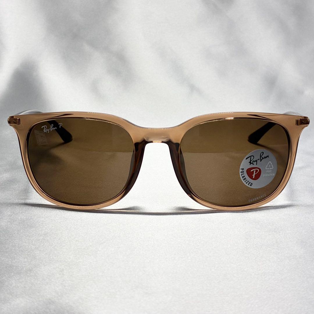 RB4386F 6652/AN レイバン サングラス クロマンス 偏光 ブラウン