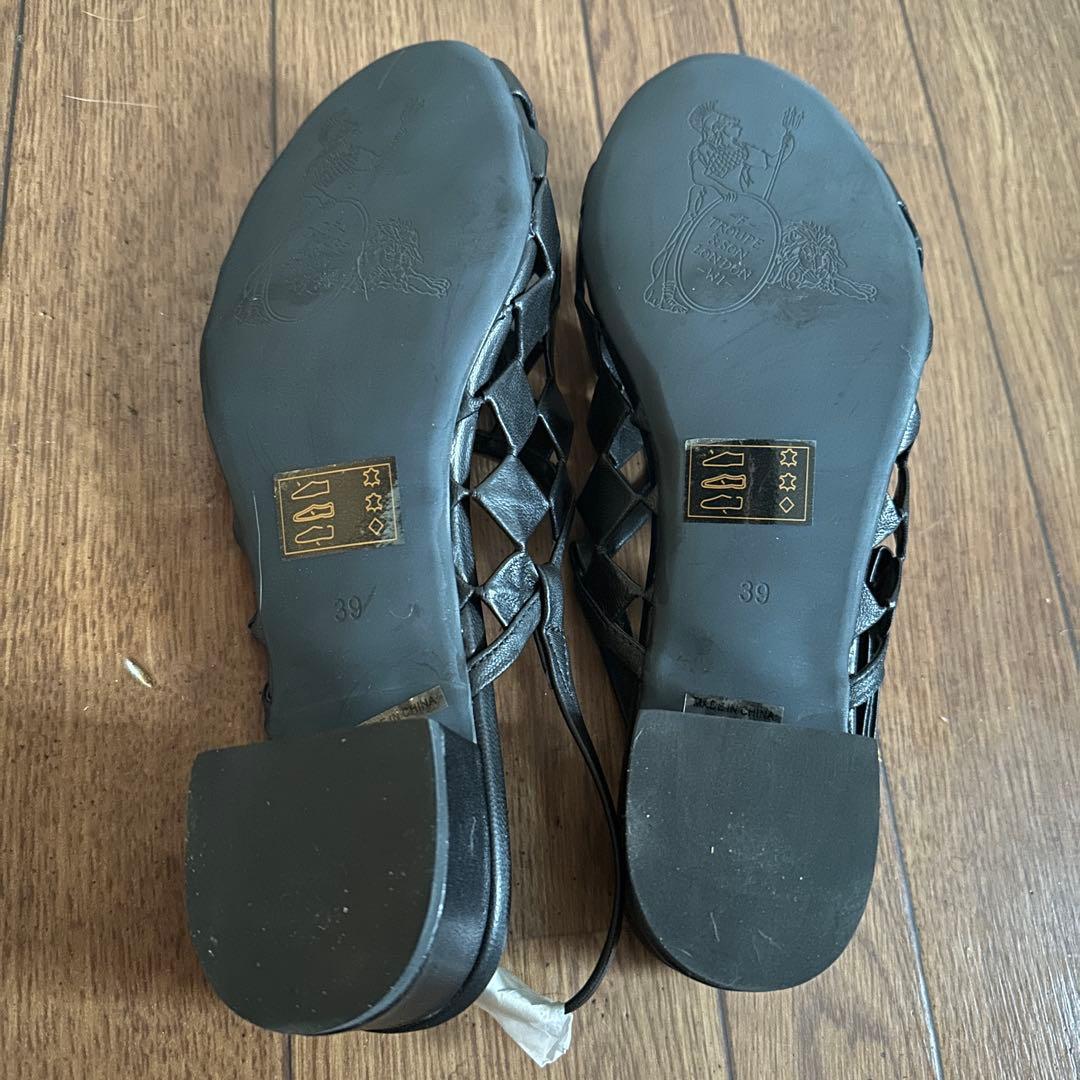 F-TROUPE 39 カットアウト　ミュール　サンダル