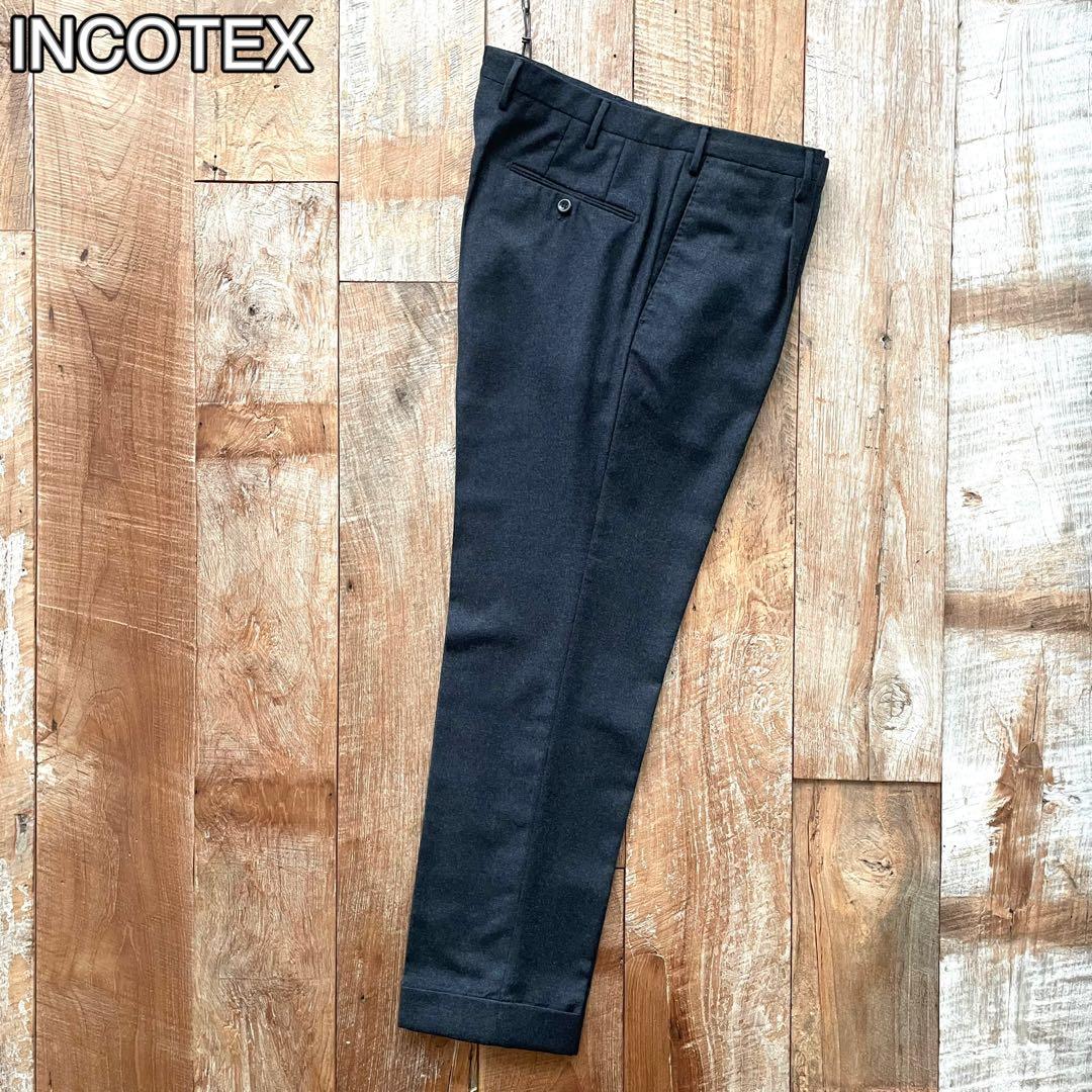 【極美品】INCOTEX×BEAMSF SUPER100'S ウール スラックス