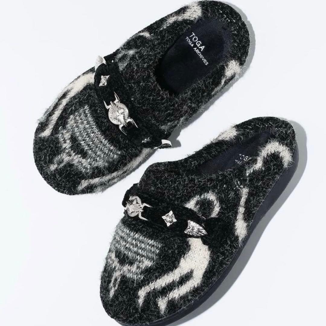 靴 TOGA x SUBU Knit Slip-On \