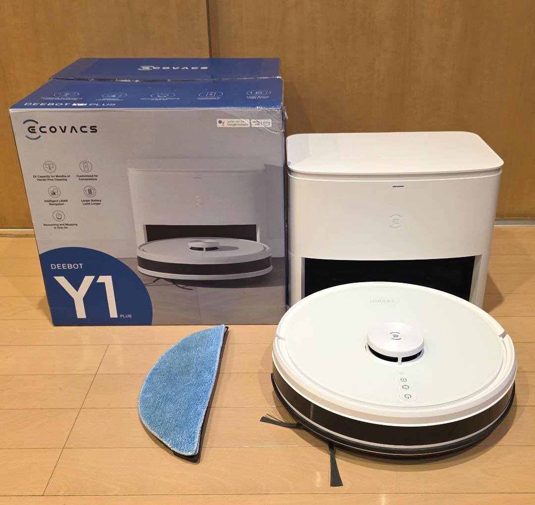 ECOVACS エコバックス DEEBOT Y1 PLUS ロボット掃除機★中古