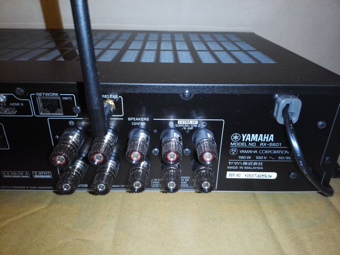 新品同様 ヤマハ RX-S601 5.1ch 4K60p ネットワークオーディオ