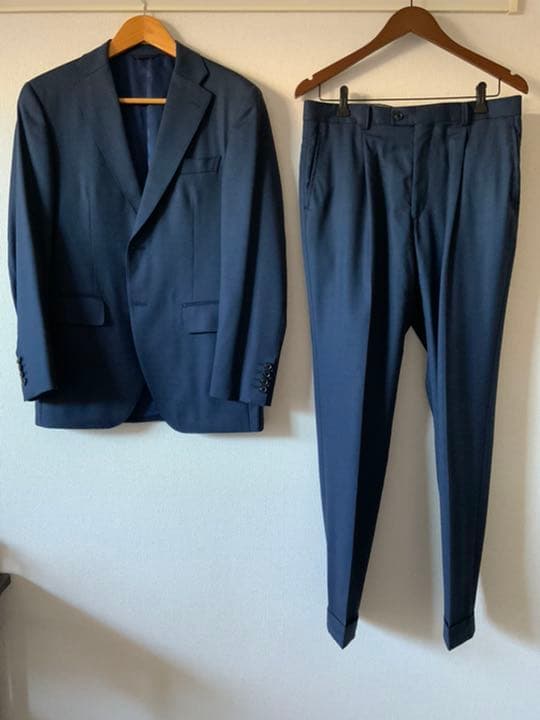 麻布テーラー Azabu Tailor ネイビー スーツ セットアップ オーダー