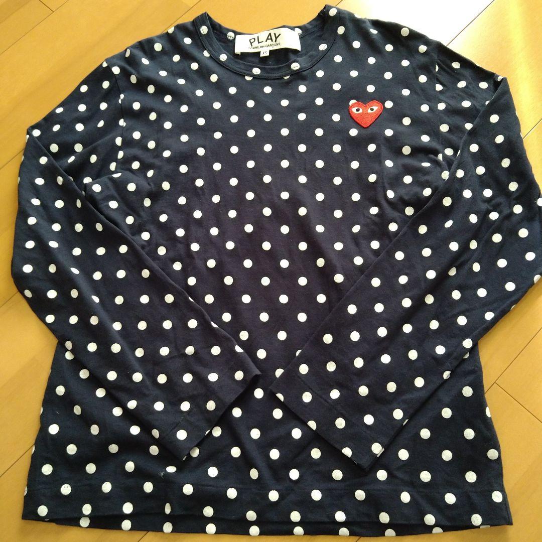 PLAY COMME des GARCONS ドット柄長袖Tシャツ