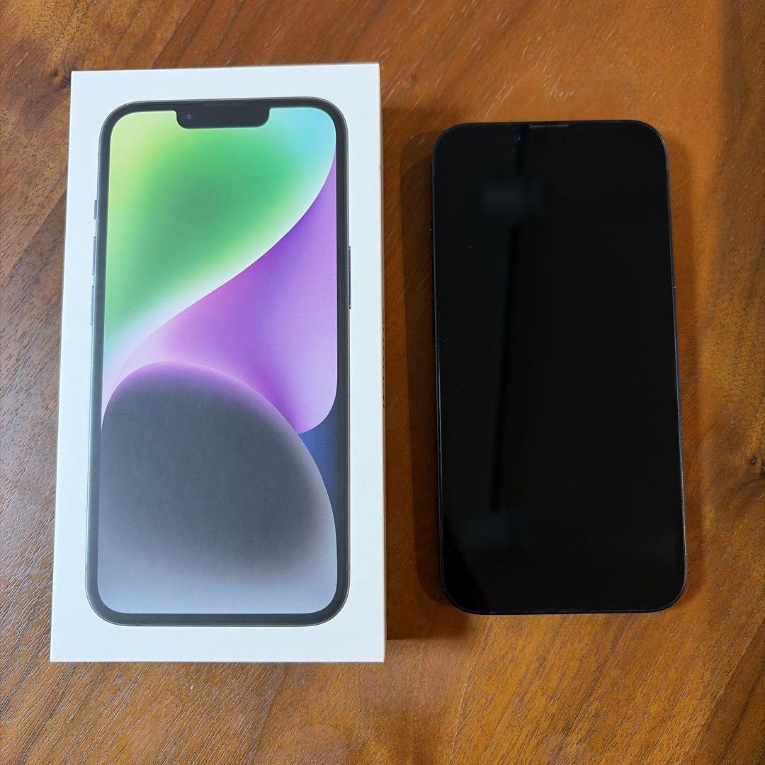 iPhone 14 128GB 箱、充電ケーブル有り