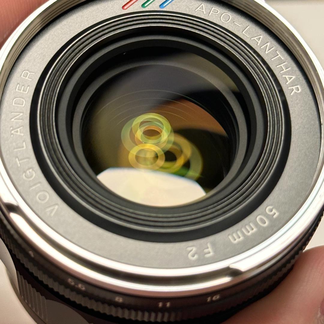 APO-LANTHAR 50mm F2 Aspherical VM フード付き