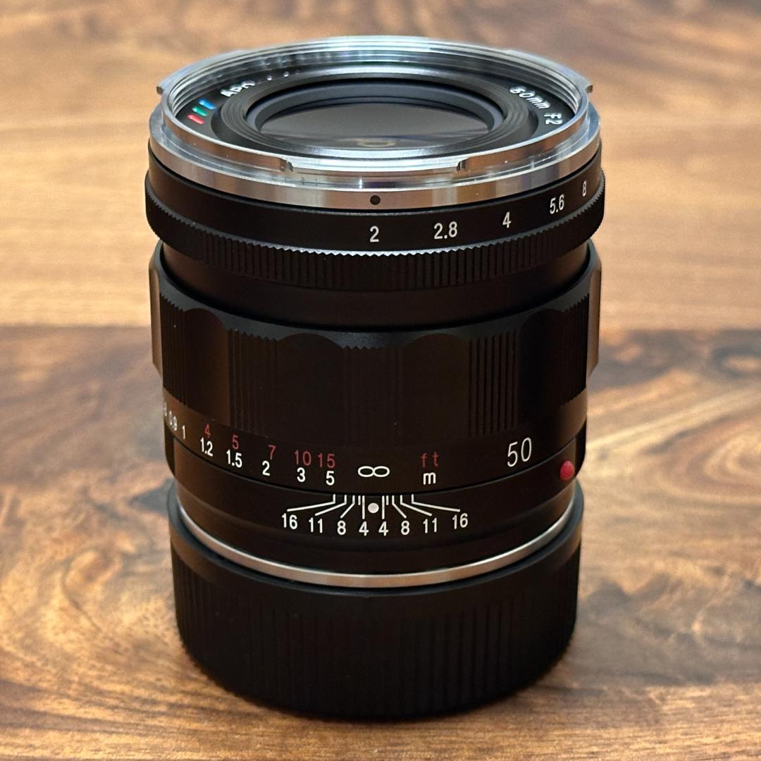 APO-LANTHAR 50mm F2 Aspherical VM フード付き