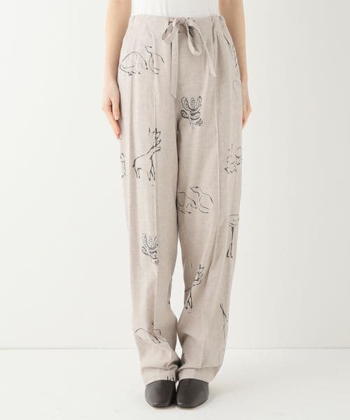 16日までの販売【WRYHT/ライト】アニマル ドローイングパンツ