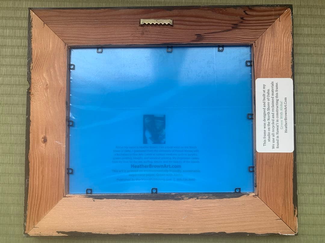 ヘザーブラウン　絵画　額縁付き