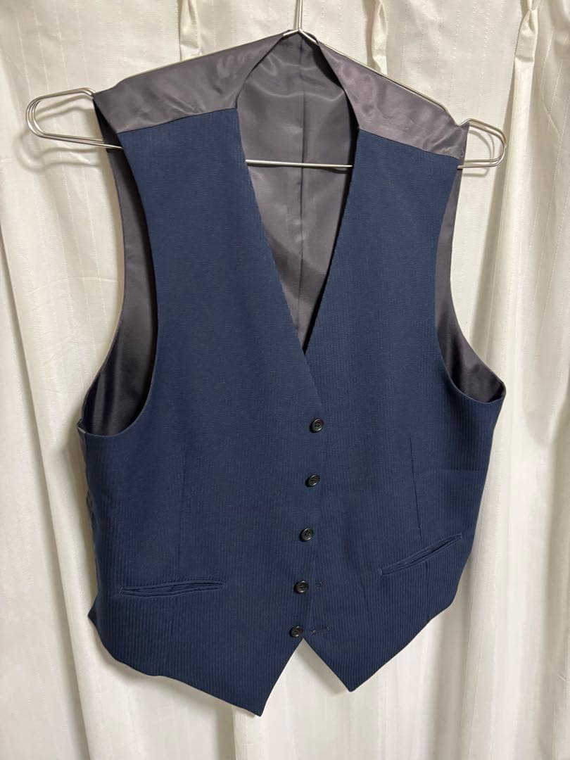 m*u様 【AB6 股下72】スーツ スリーピース ウォッシャブル仕様