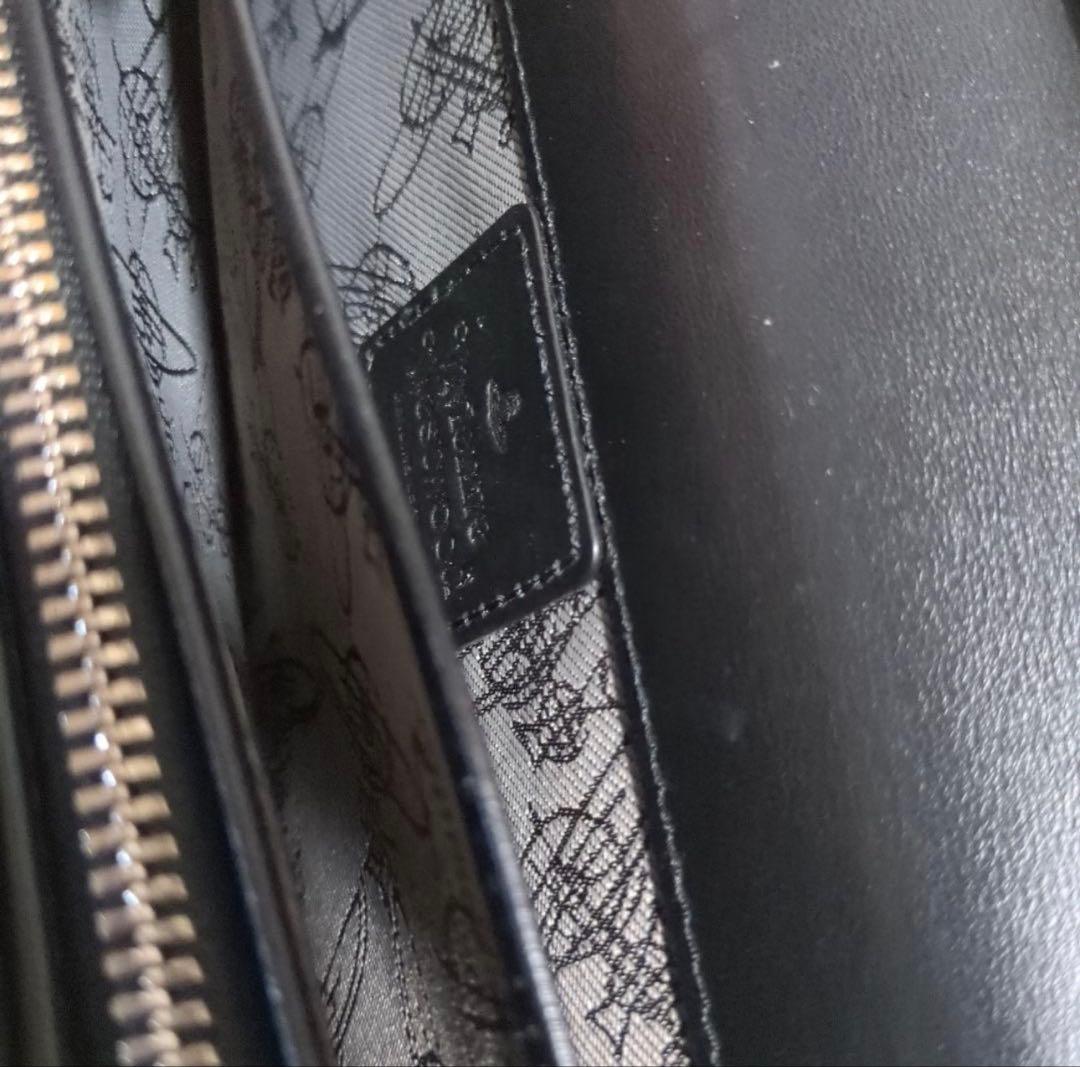 長財布 ヴィヴィアンウエストウッド シルバー ブラック