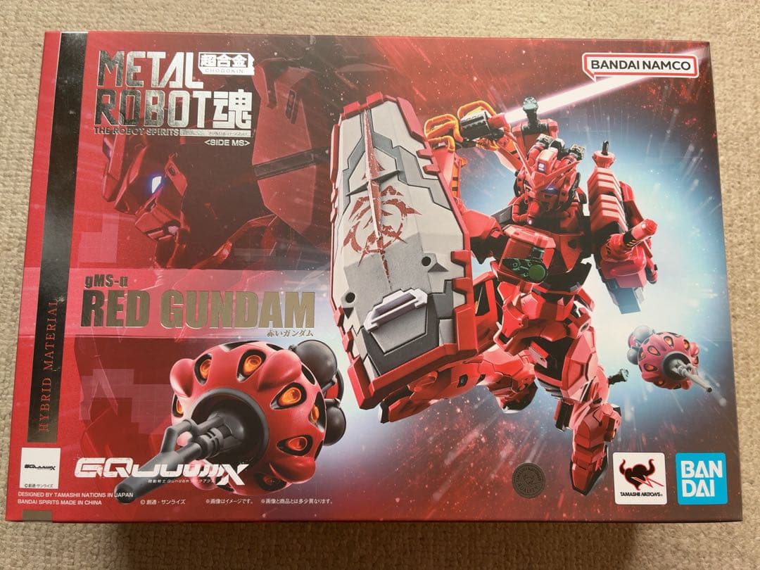 L ROBOT魂 ＜SIDE MS＞ 赤いガンダム メタルロボット魂