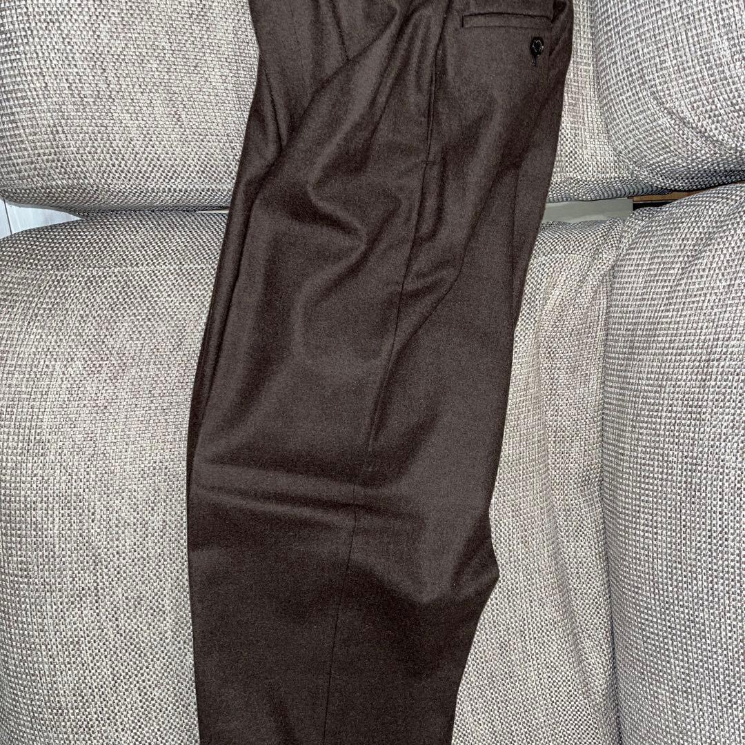 MARKAWARE ダークブラウン スラックス