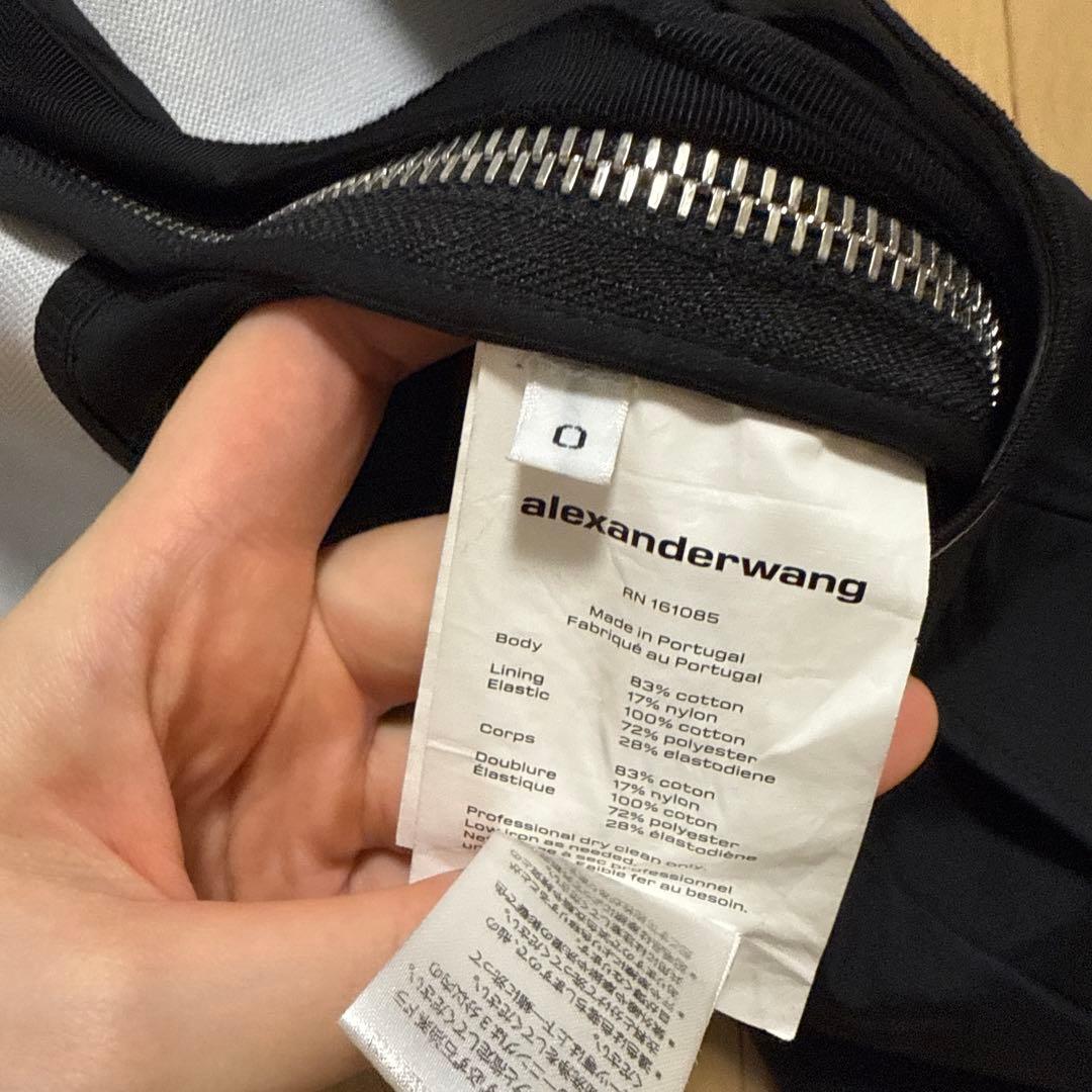 アレキサンダーワン　サファリショーツ　ショートパンツ　ブラック　黒　0