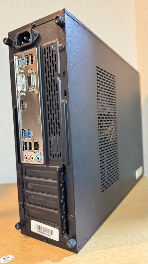 スリムデザイン デスクトップPC win 11 MSオフィスあり