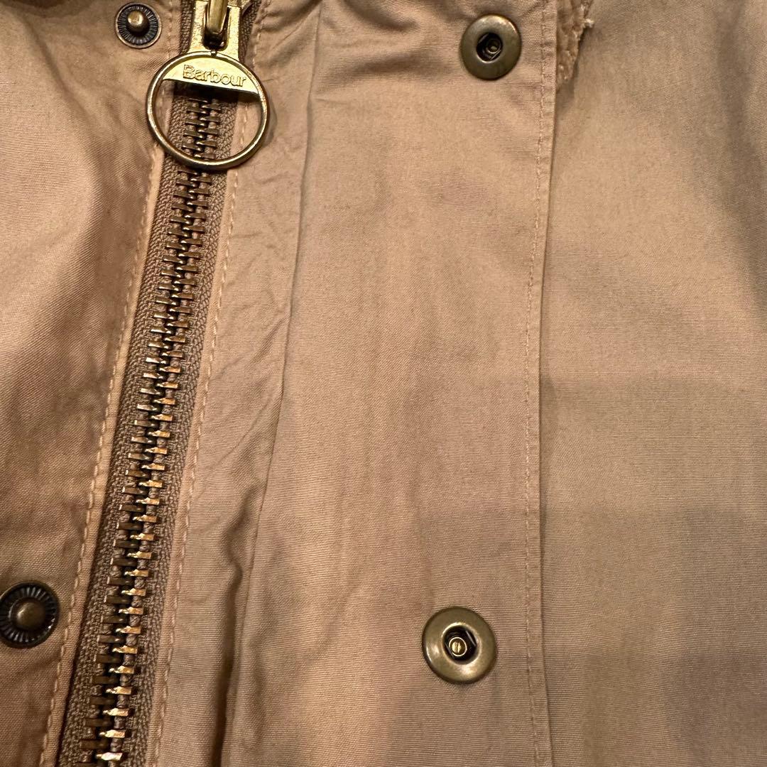 Barbour BEDALE sl 36 ベージュ　ノンオイル　コットン