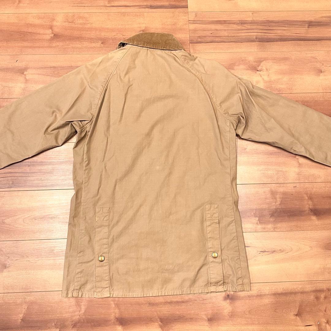 Barbour BEDALE sl 36 ベージュ　ノンオイル　コットン