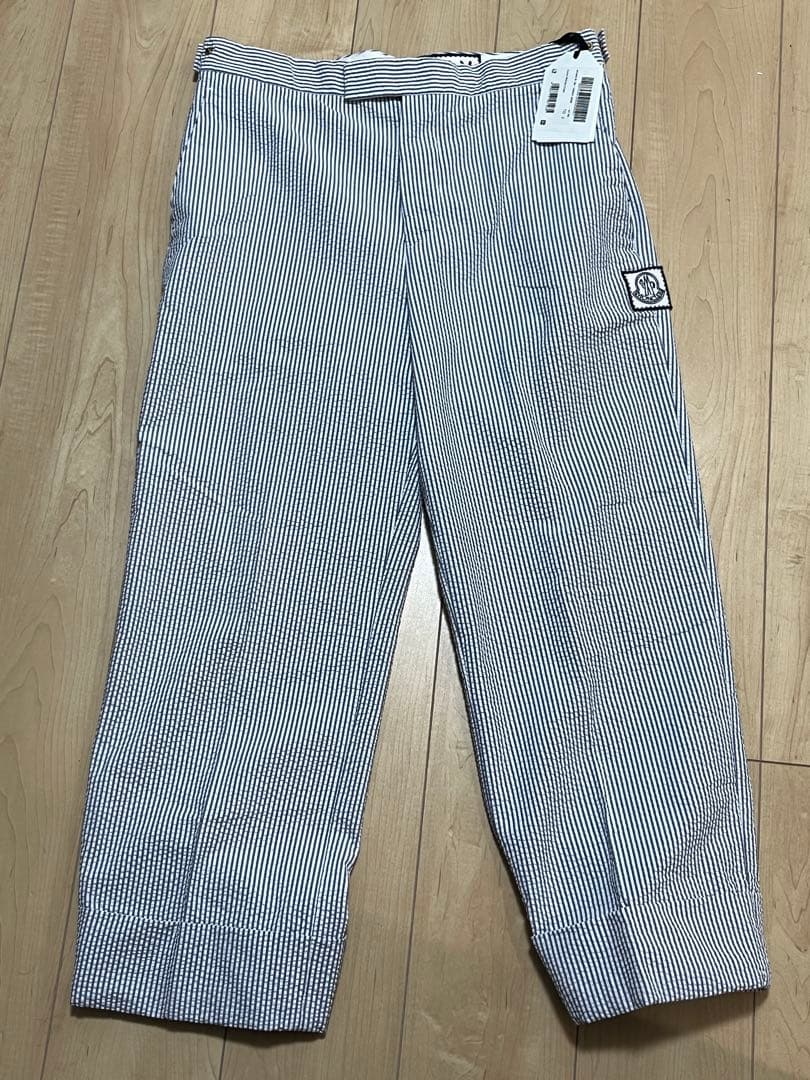 【バイソン】　MONCLER ストライプ スラックス TG 2