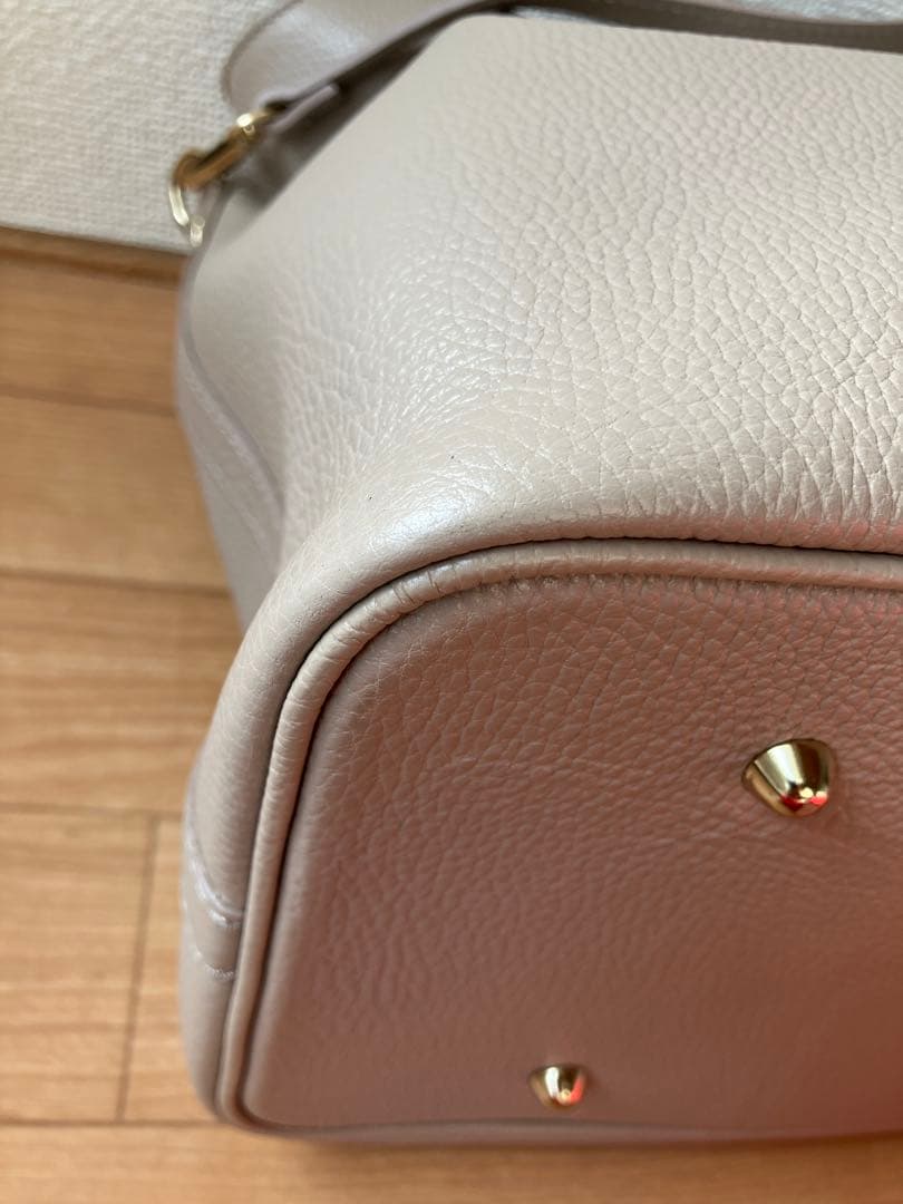 MILOS/ミロス 金具付きトート 2way ベージュ