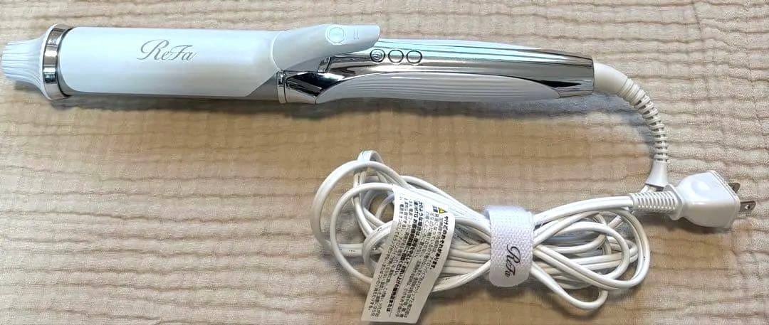 【美品】ReFaリファ カールアイロンプロ38mmコテホワイト