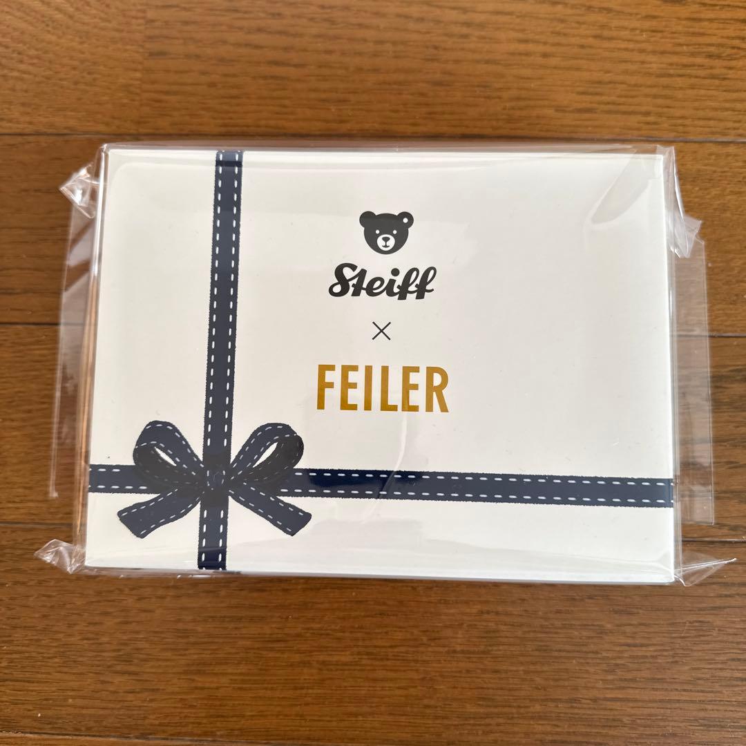 【新品未開封】Steiff × FEILER テディベアキーリングスセット