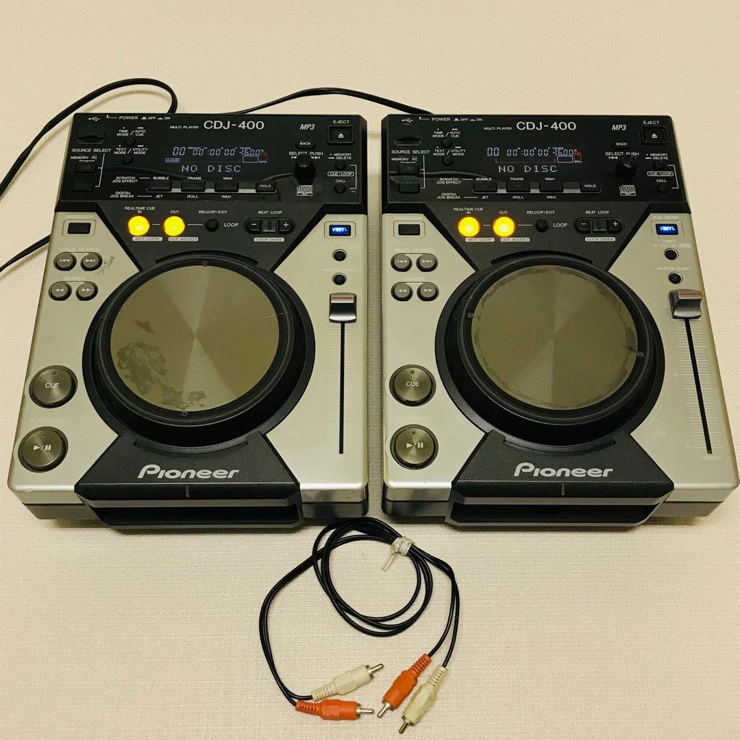 パイオニア　Pioneer CDJ-400 2台セット 動作確認済みです本体のみ
