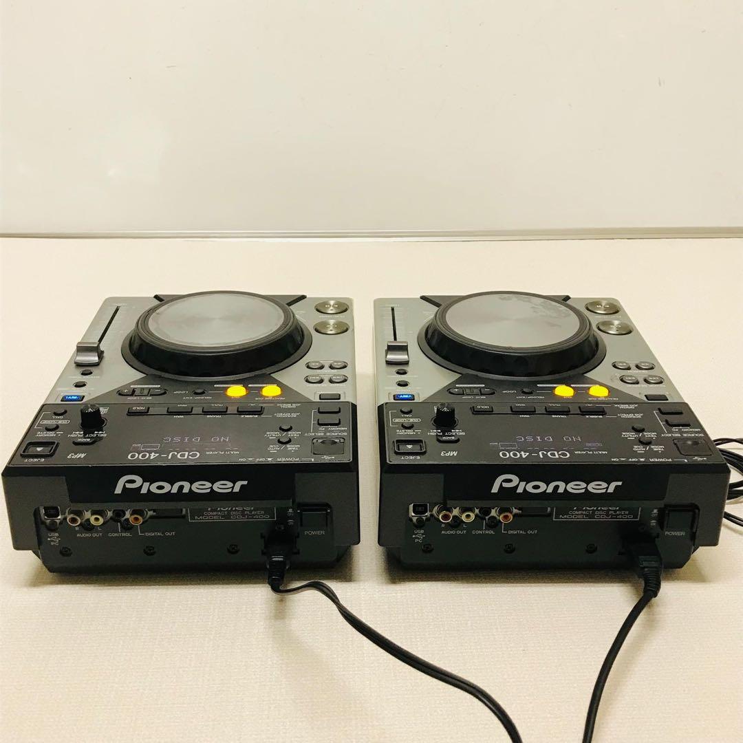 パイオニア　Pioneer CDJ-400 2台セット 動作確認済みです本体のみ