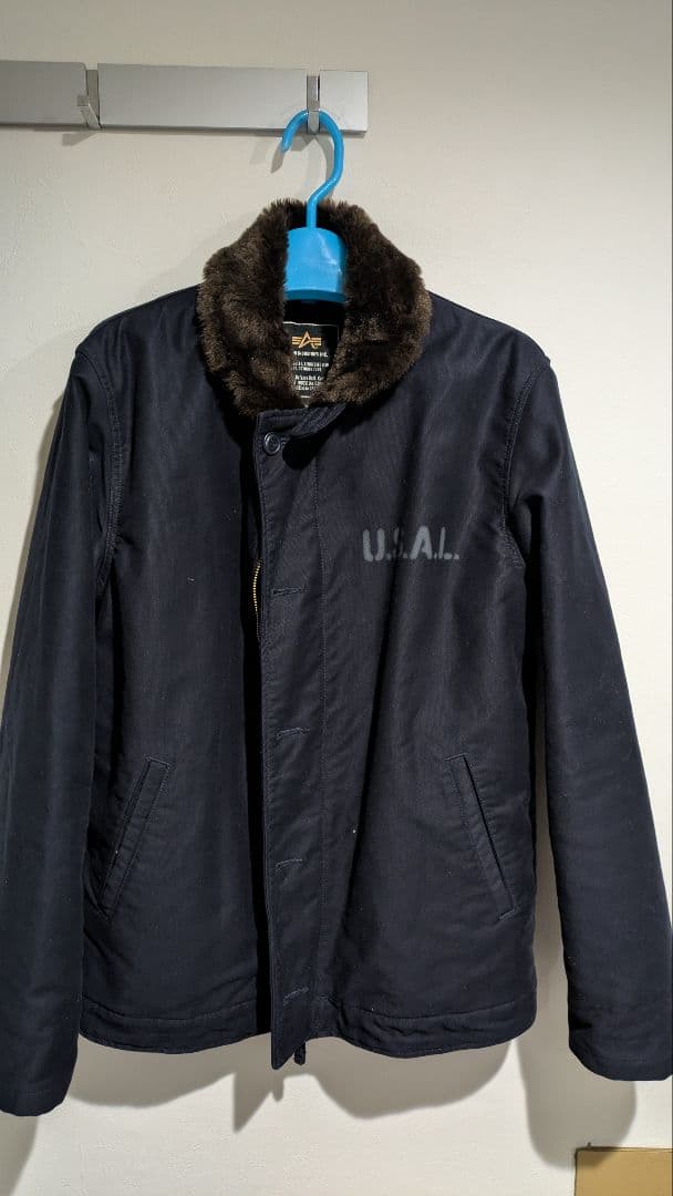 ALPHA INDUSTRIES ミリタリージャケット XL ネイビー