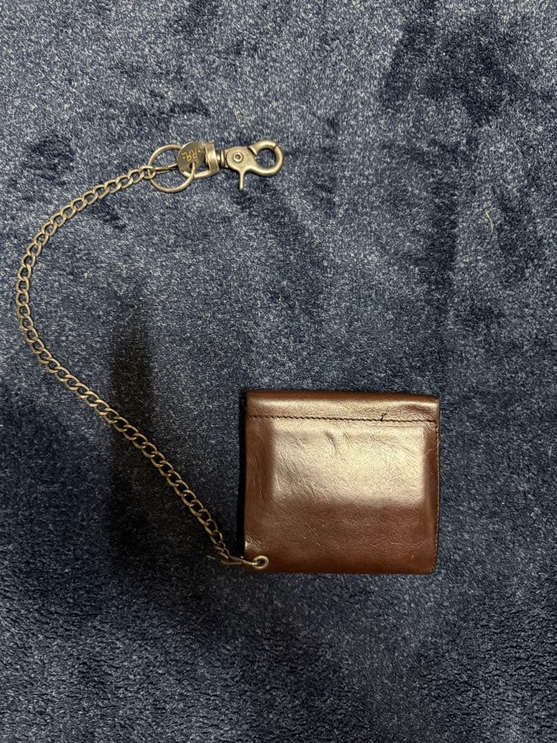 【入手困難】RRL コンチョ レザー チェーン ウォレット
