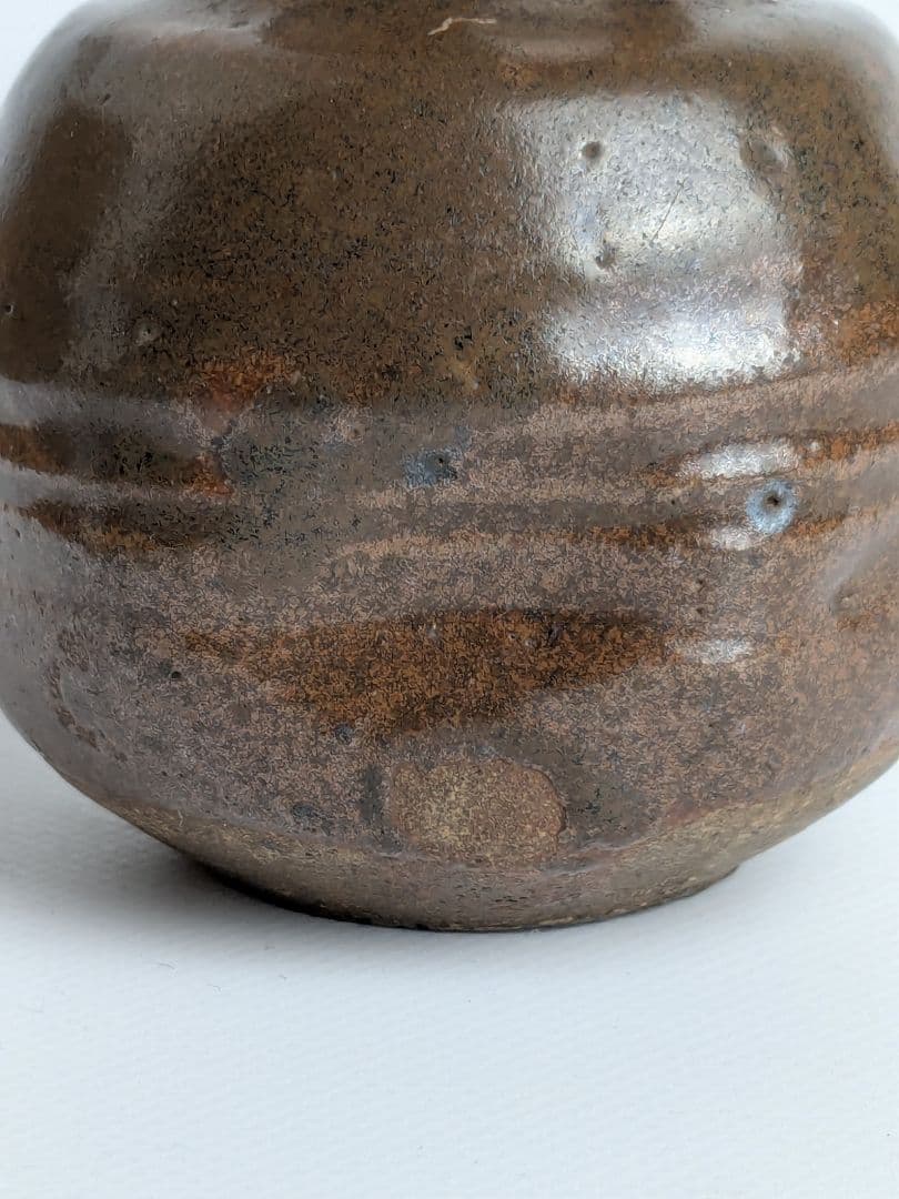 古高取茶入　仕覆、箱付　高取茶入　瀬戸茶入　唐物茶入