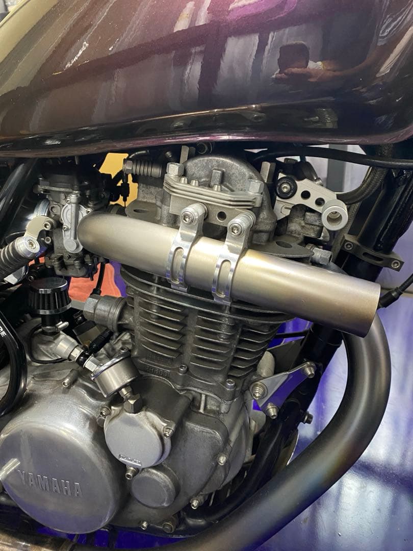 SR400 ボアエース　エアダクト