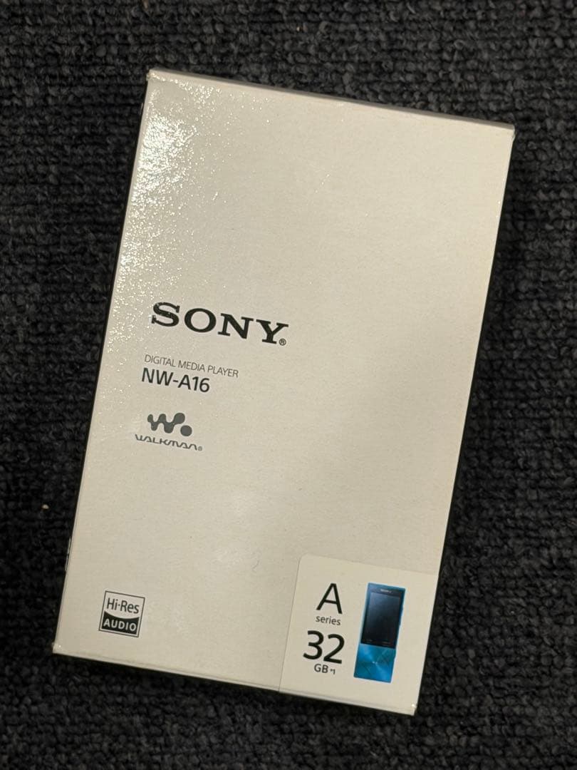 ソニーデジタルオーディオウォークマン　NW-A16 ブルー未開封
